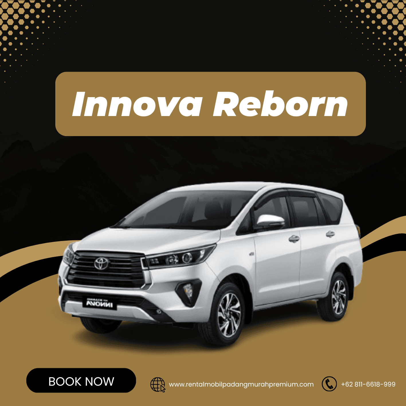 Sewa Innova Reborn 2020 - 2025 (Metic) di Padang