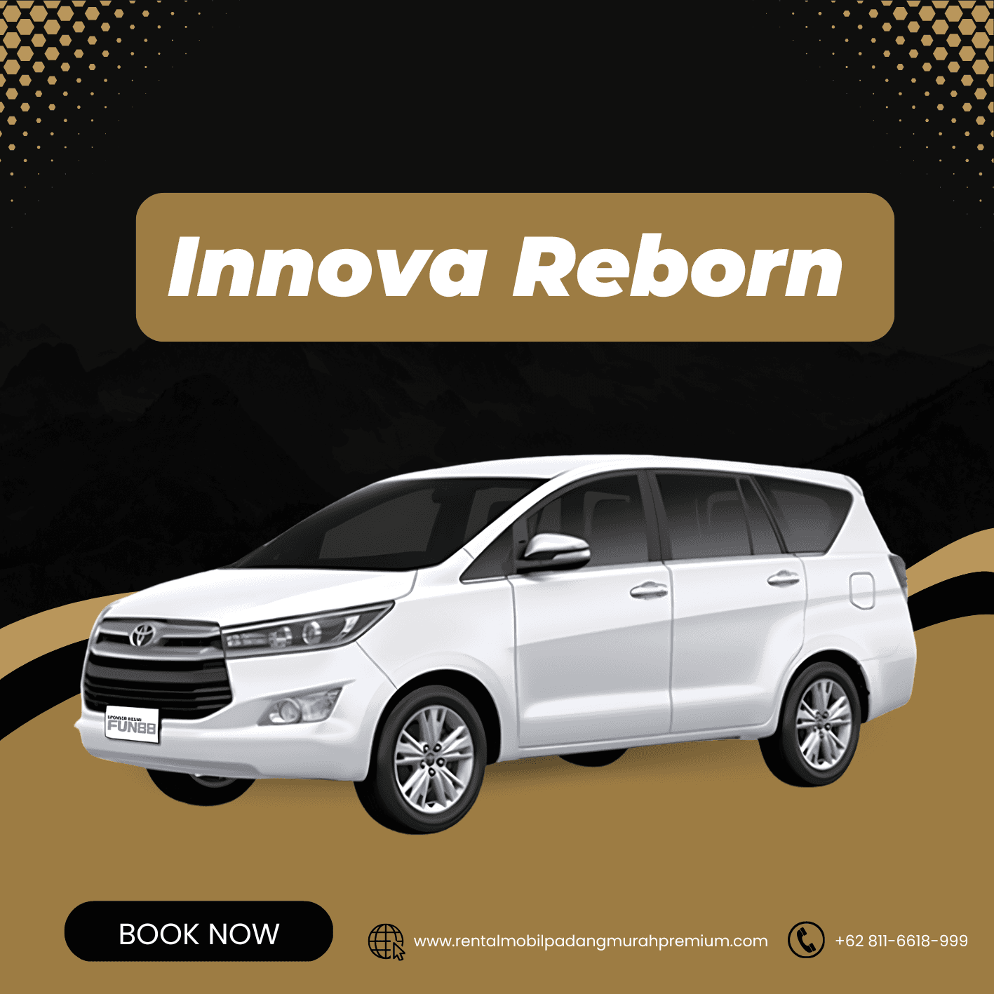 Sewa Innova Reborn 2016 - 2020 (Manual) di Padang