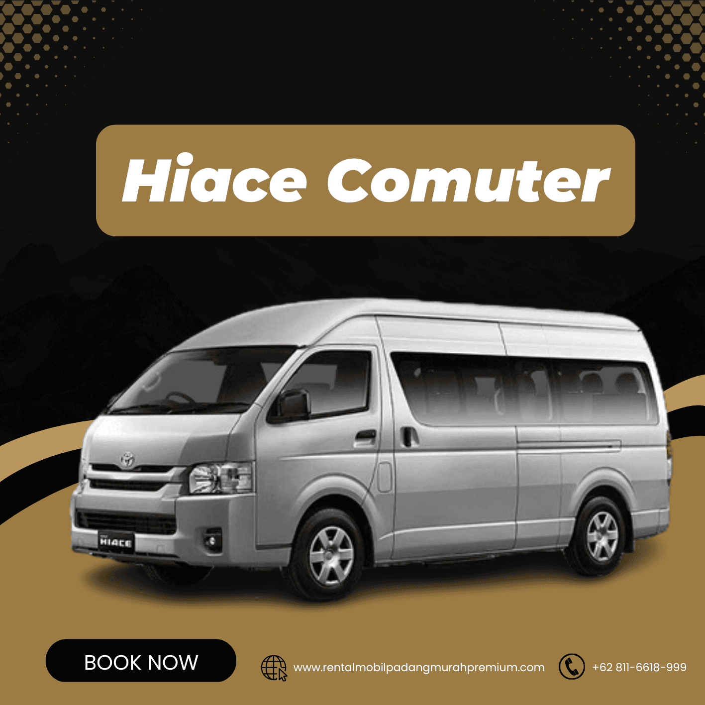 Sewa Hiace Comuter di Padang