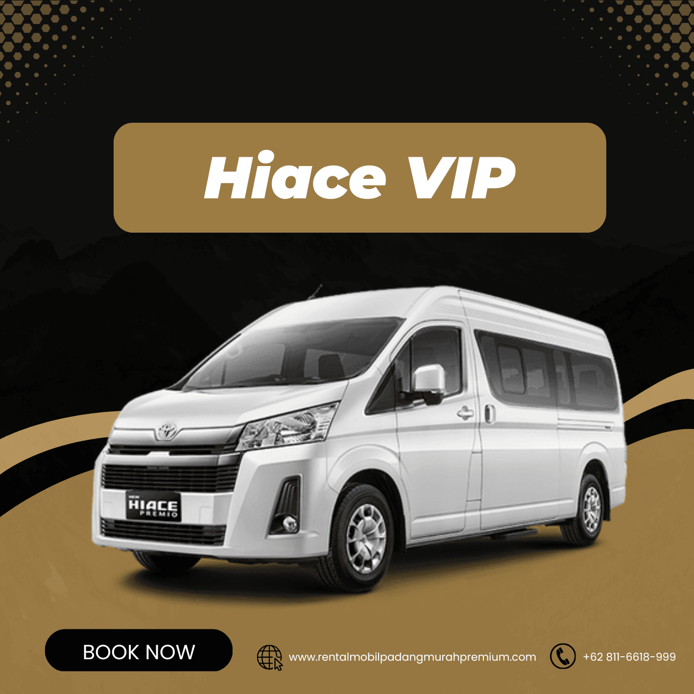 Sewa Hiace VIP di Padang