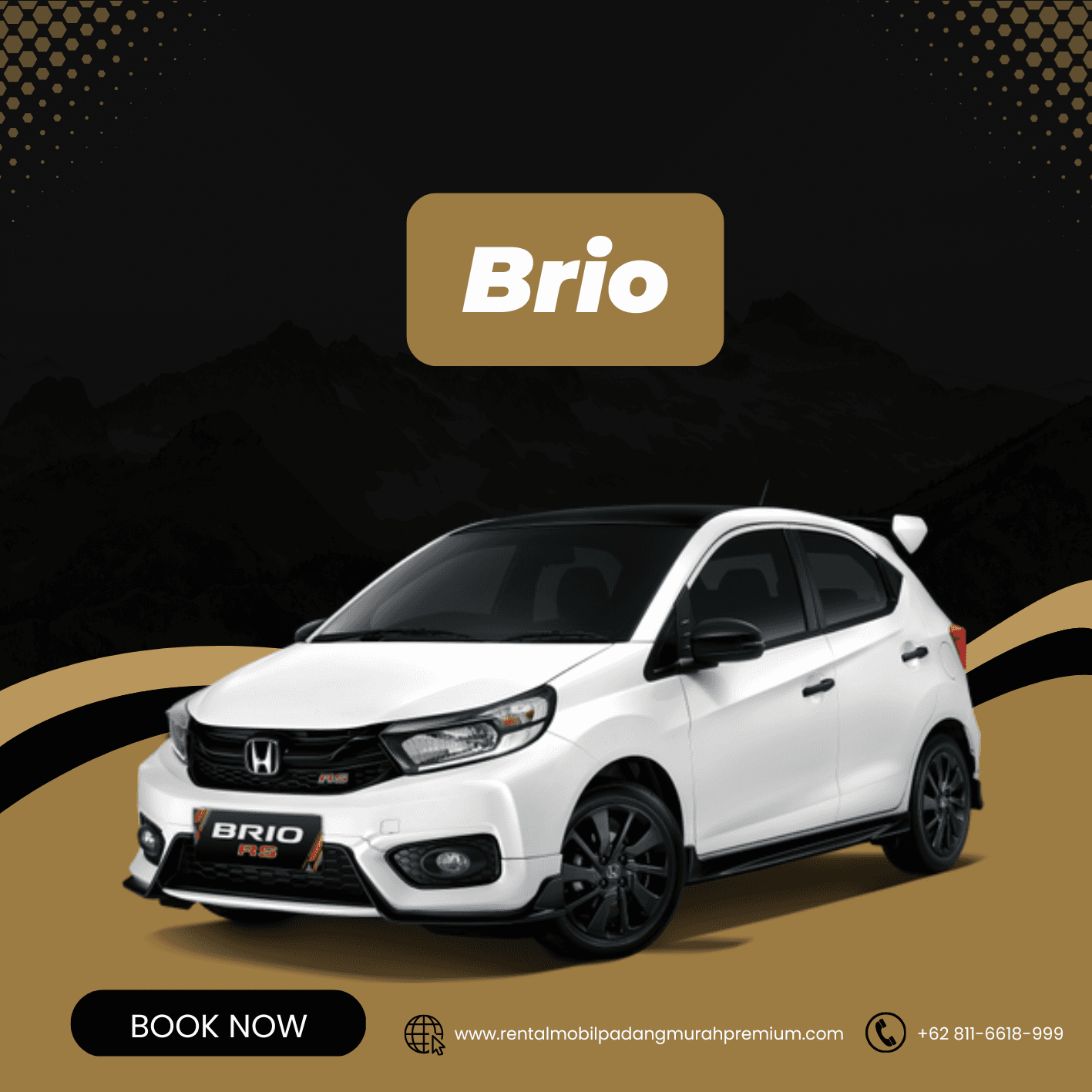 Sewa Brio di Padang